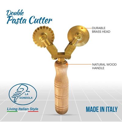 Brass Round Ravioli Stamp