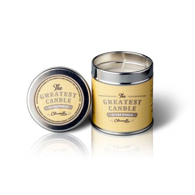 Ecological Candle Tin Citronela 200g