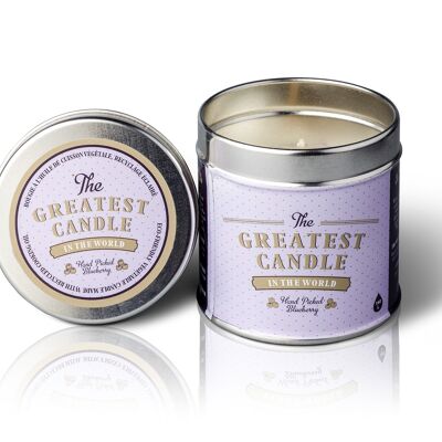 Ecological Candle Tin Hand Picked Blueberry 200g