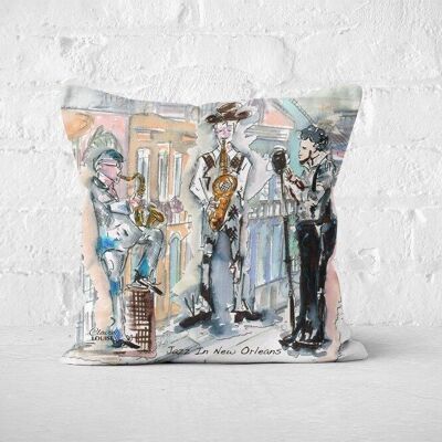 Jazz In New Orleans Cushion