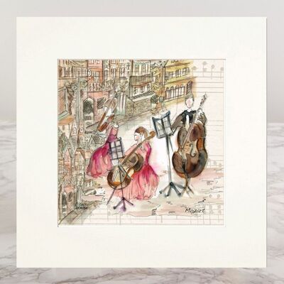 Mounted Print - Mozart