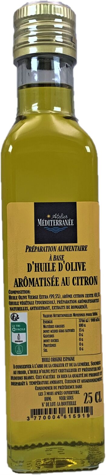 BOUTEILLE HUILE Citron 25 cl