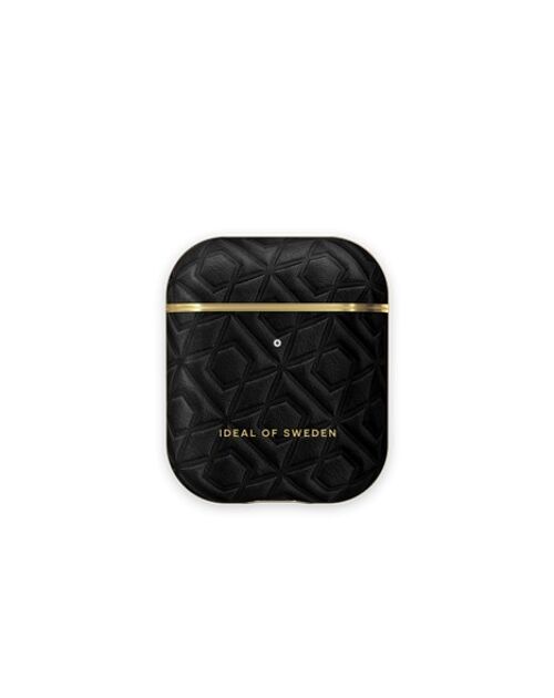 Atelier AirPods Case Embossed Black