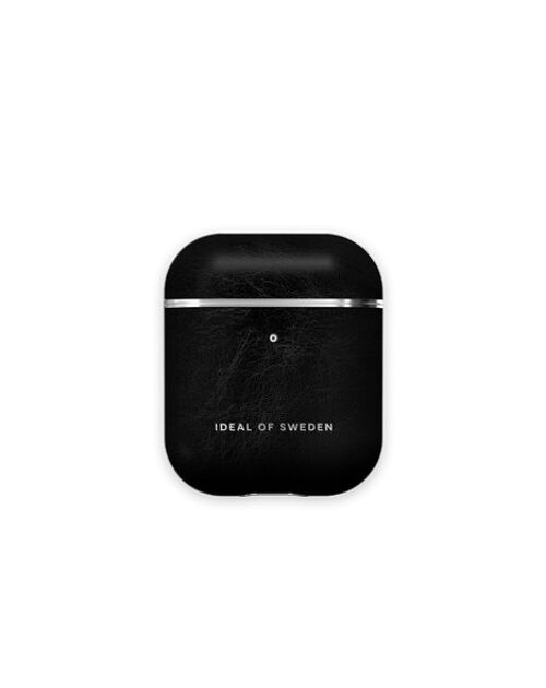 Atelier AirPods Case Glossy Black Silver