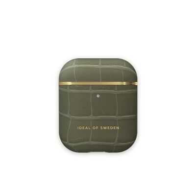 Atelier AirPods Case Khaki Croco