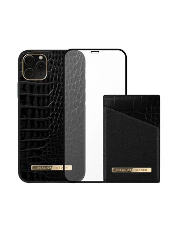 Atelier Bundle Trio iPhone 11 Pro Neo Noir Croco