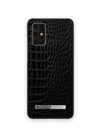 Atelier Coque Galaxy S20 Plus Neo Noir Croco Argent 1