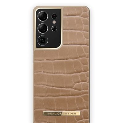 Custodia Atelier Galaxy S21 Ultra Camel Croco