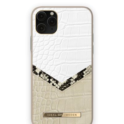 Custodia Atelier per iPhone 11 PRO Dusty Cream Python