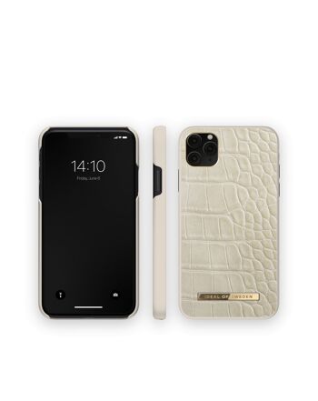 Atelier Coque iPhone 11 PRO Max Caramel Croco 6