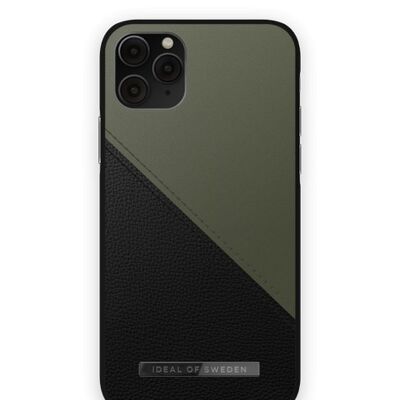 Funda Atelier iPhone 11 Pro Onyx Negro Caqui