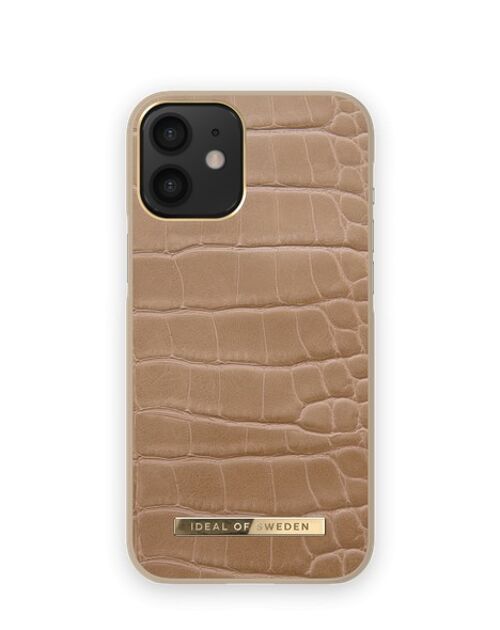 Atelier Case iPhone 12 MINI Camel Croco
