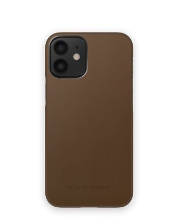 Atelier Coque iPhone 12 Mini Marron Intense