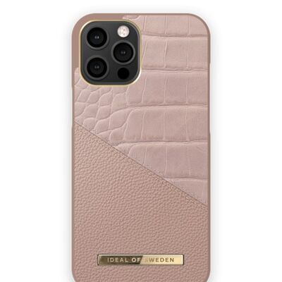 Atelier Case iPhone 12 Pro Max Rose Rauch Kroko