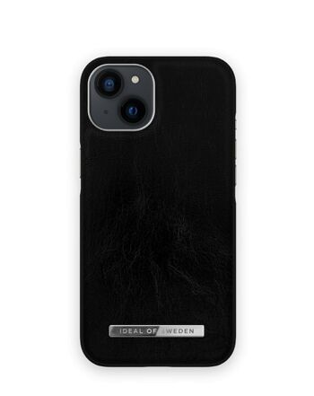 Atelier Coque iPhone 13 Noir Brillant Argenté