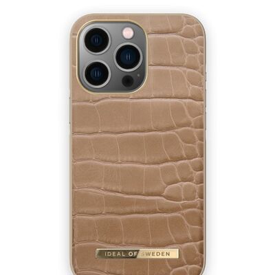 Atelier Case iPhone 13 Pro Camel Croco