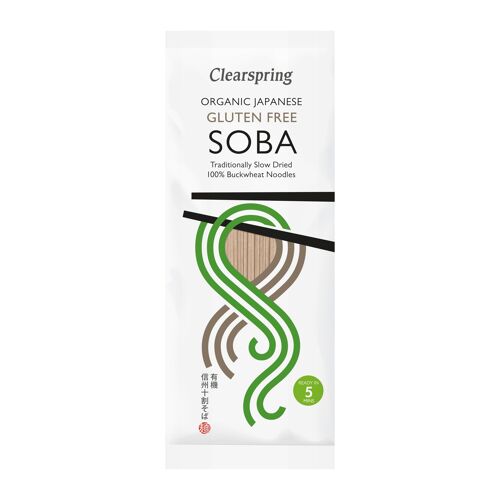 Nouilles Soba 100% sarrasin sans gluten japonaises biologiques 200g (FR-bio-09)