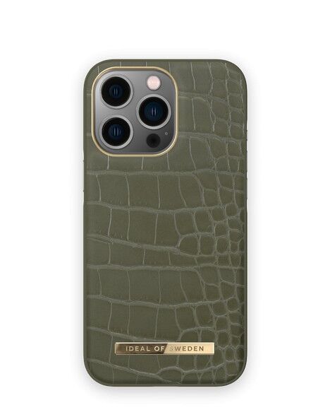 Custodia Atelier iPhone 13 Pro Khaki Croco