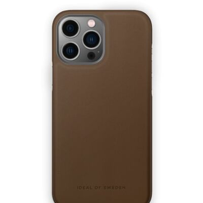 Atelier Coque iPhone 13 Pro Max Marron Intense