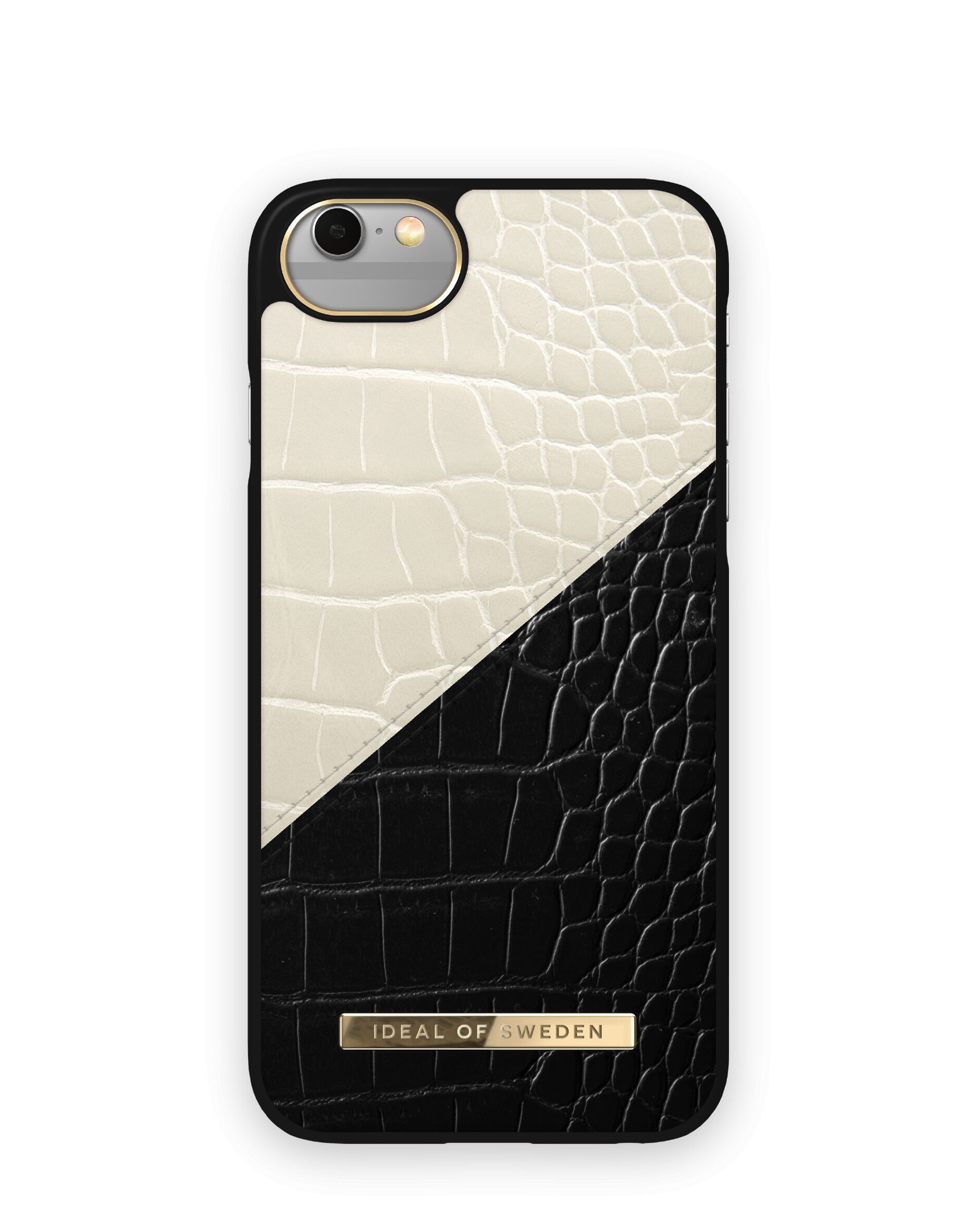 Custodia Atelier iPhone 6/6S Crema Nera Cocco