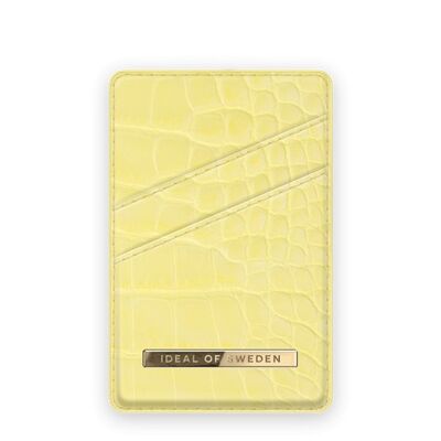 Atelier Magnetic Card Holder Lemon Croco