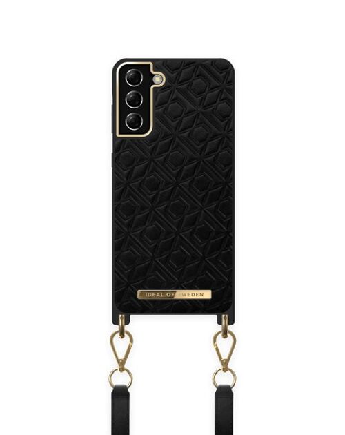 Atelier Necklace Case Galaxy S21 Plus Embossed Black