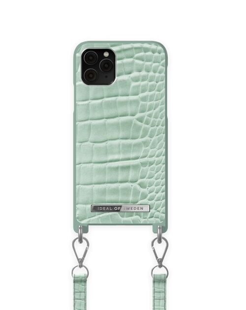Atelier Necklace Case iPhone 11 Pro Mint Croco