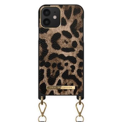 Atelier Necklace Case iPhone 12 Midnight Leopard