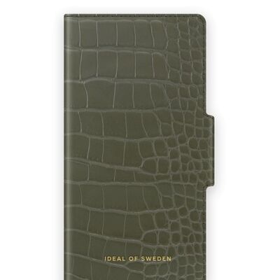 Atelier Wallet Galaxy S21 Plus Khaki Croco