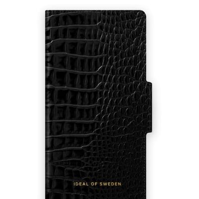 Atelier Portefeuille iPhone 13 Pro Max Neo Noir Croco