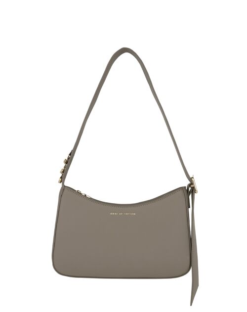 Buckle Shoulder Bag Taupe