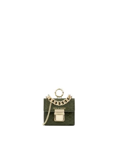 Borse Cleo Mini Airpods Serpente verde