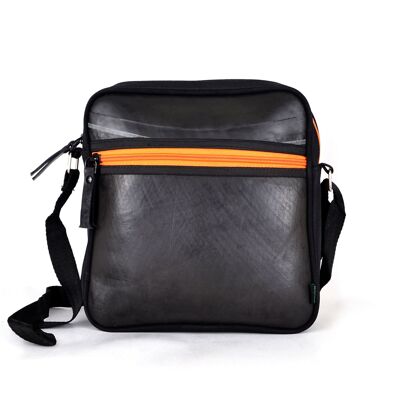 Bolso de hombro Dawa - con cremallera naranja