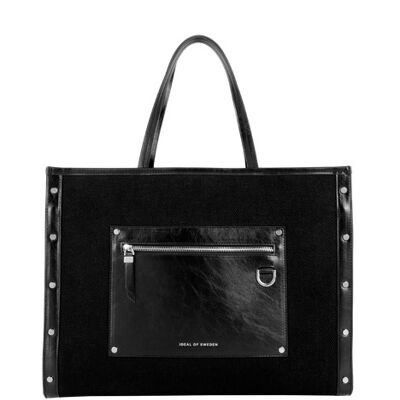 Daria Shopper Bag Jacquard Black