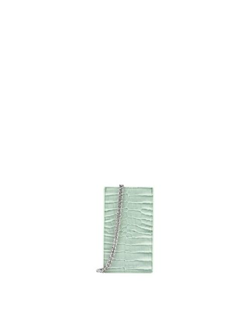 Ella Phone Pouch Mint Croco