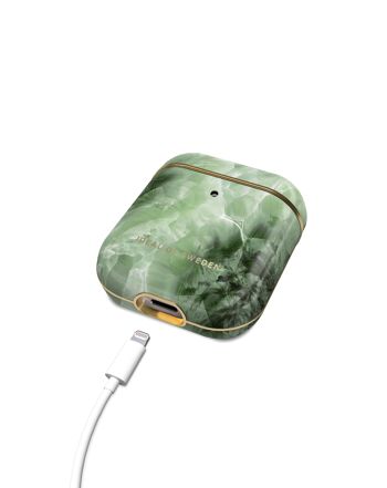 Étui Fashion AirPods Cristal Vert Ciel 6