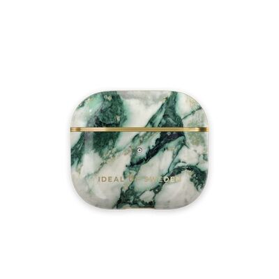 Étui Fashion Airpods Gen 3 Calacatta Emerald Marble