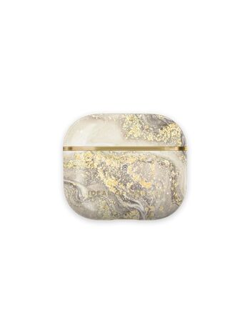 Étui Fashion Airpods Gen 3 Sparkle Greige Marble