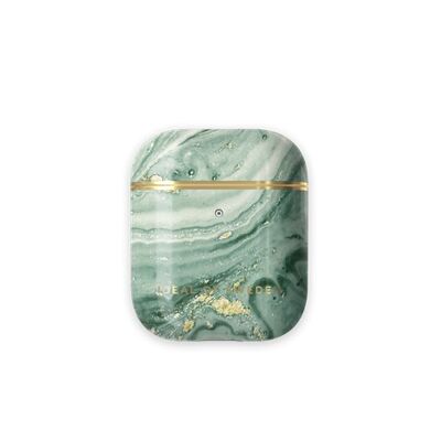 Funda Fashion AirPods Mint Swirl Marble