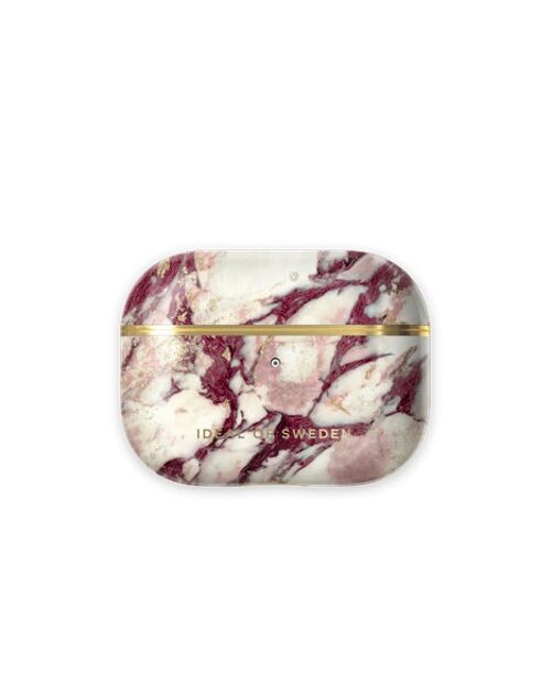 Fashion Airpods Case Pro Calacatta Ruby Marble