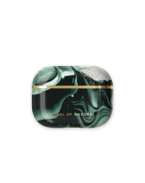 Fashion AirPods Case Pro Golden Olive Marble