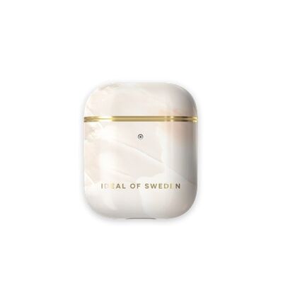 Custodia per AirPods alla moda Rose Pearl Pearl Marble