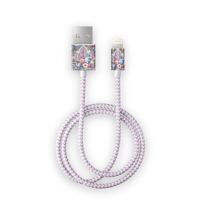 Cable de moda, 2 m Paisley romántico