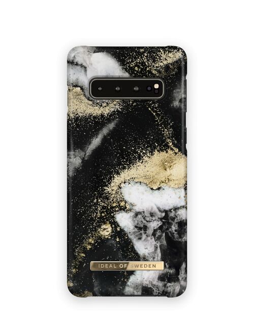 Fashion Case Galaxy S10 Black Galaxy Marble