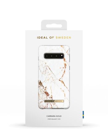 Coque Fashion Galaxy S10 Carrara Or 7