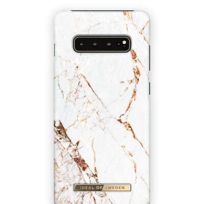 Fashion Case Galaxy S10 + Carrara-Gold