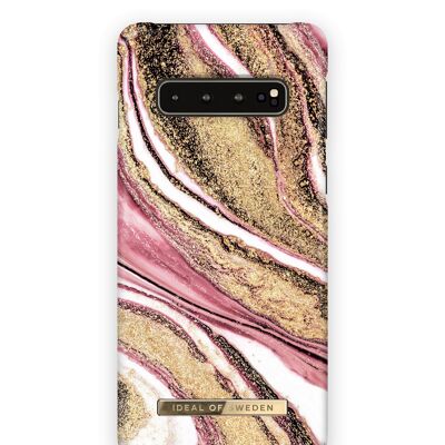 Fashion Hülle Galaxy S10 Cosmic Pink Swirl