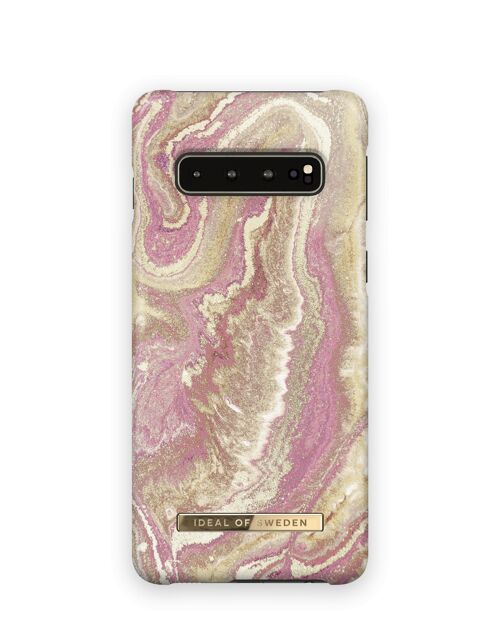 Fashion Case Galaxy S10 Golden Blush Marble