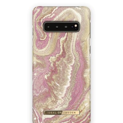 Fashion Case Galaxy S10 Golden Blush Mármol