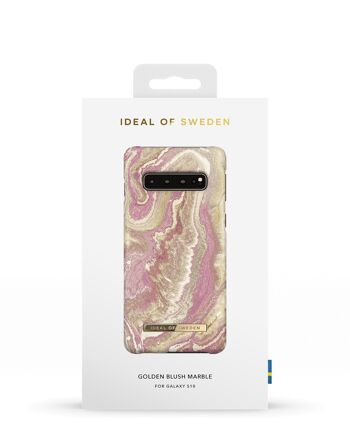 Coque Fashion Galaxy S10 Golden Blush Marble 6